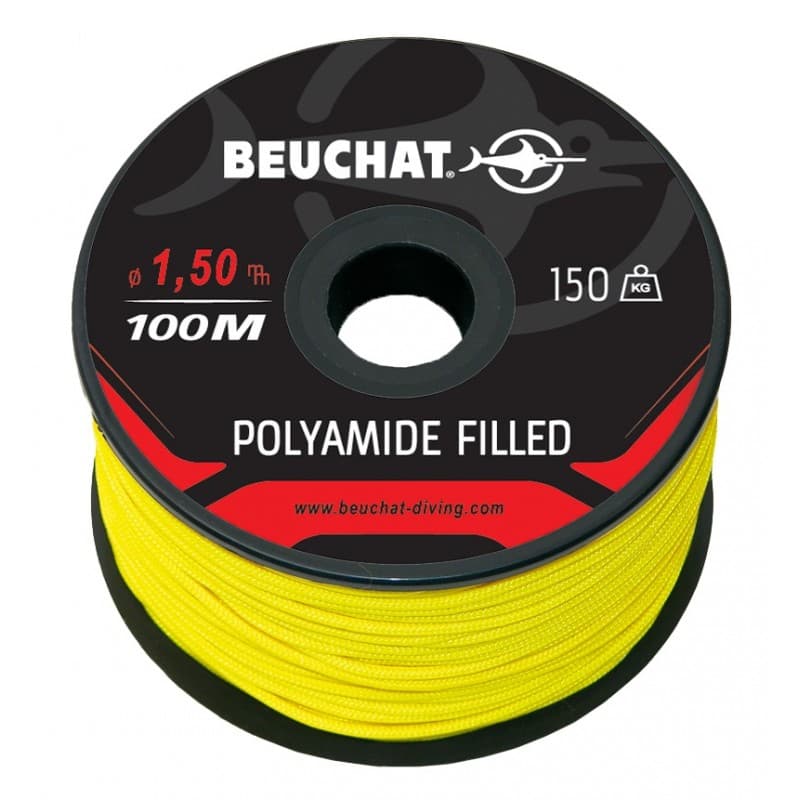 BEUCHAT Roll Nylon KEVLAR 1,5mm Yellow line 150kg