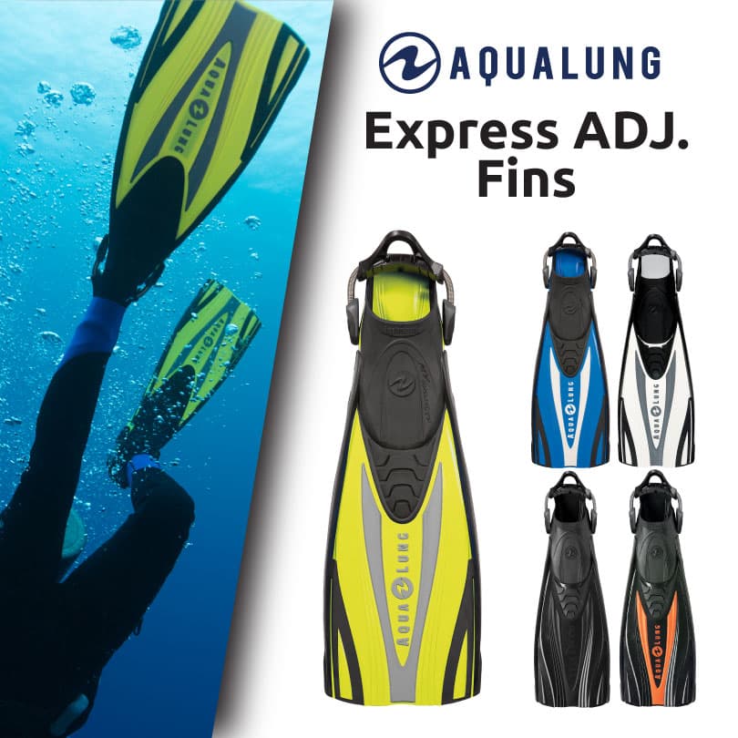 Aqualung Express ADJ. Fins, Size L 1
