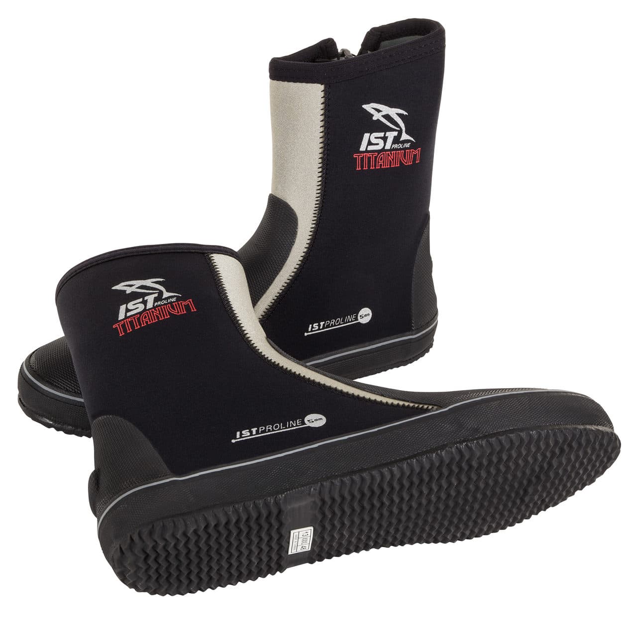 Dive Boots 5mm IST Titanium (size 4 & 5 Only) 1