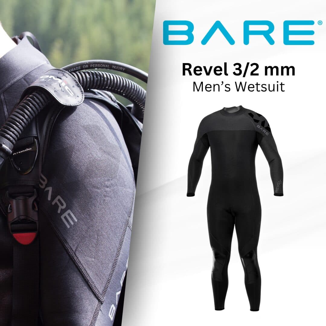BARE Revel Men’s 3/2mm Full Wetsuit