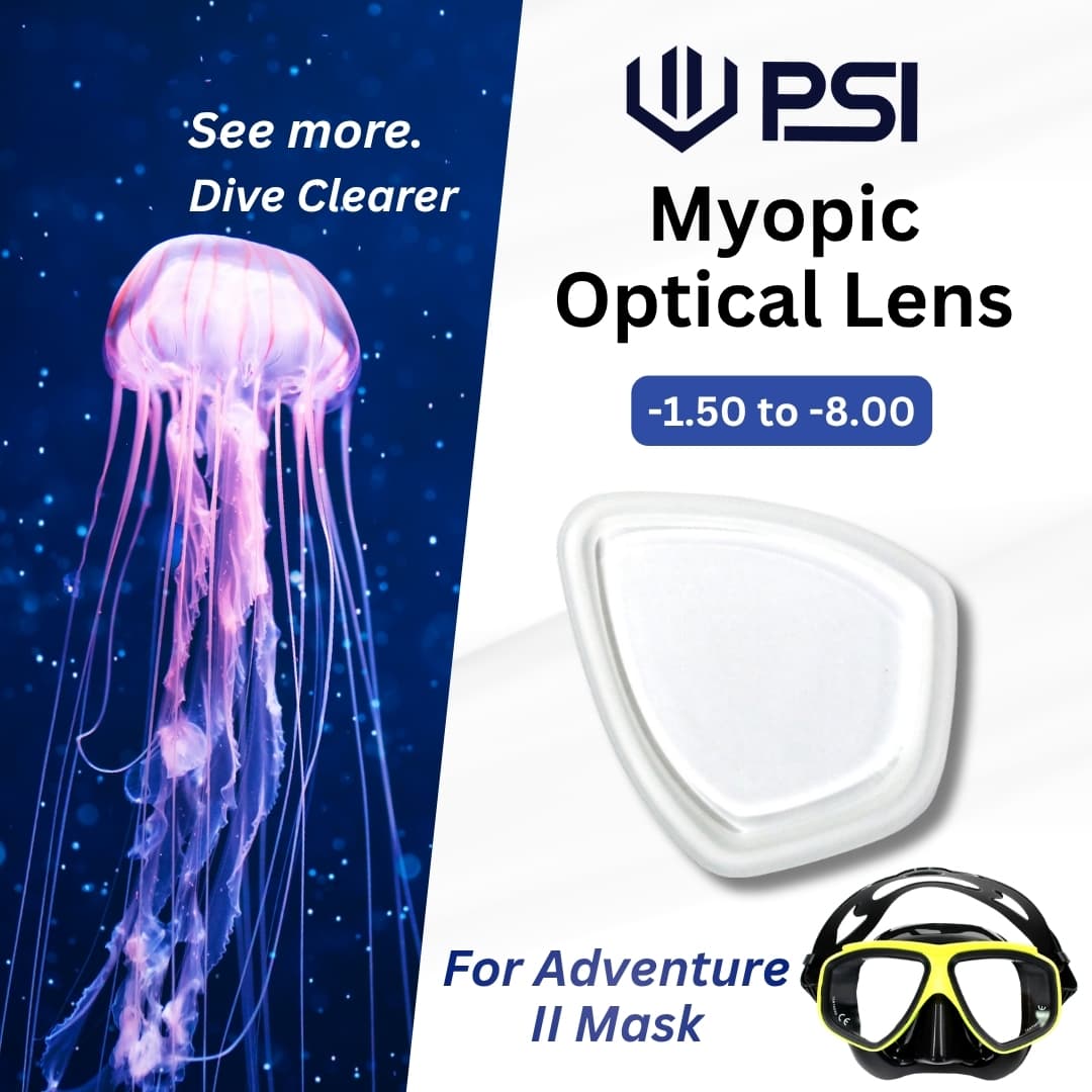 PSI Myopic Optical Lens for Adventure II Mask