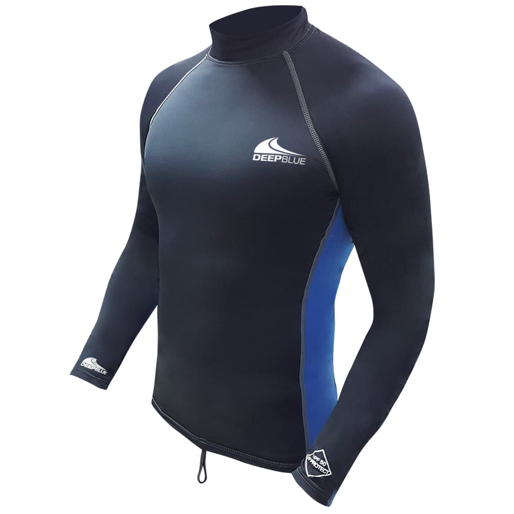 Deep Blue Icon Rash Guard
