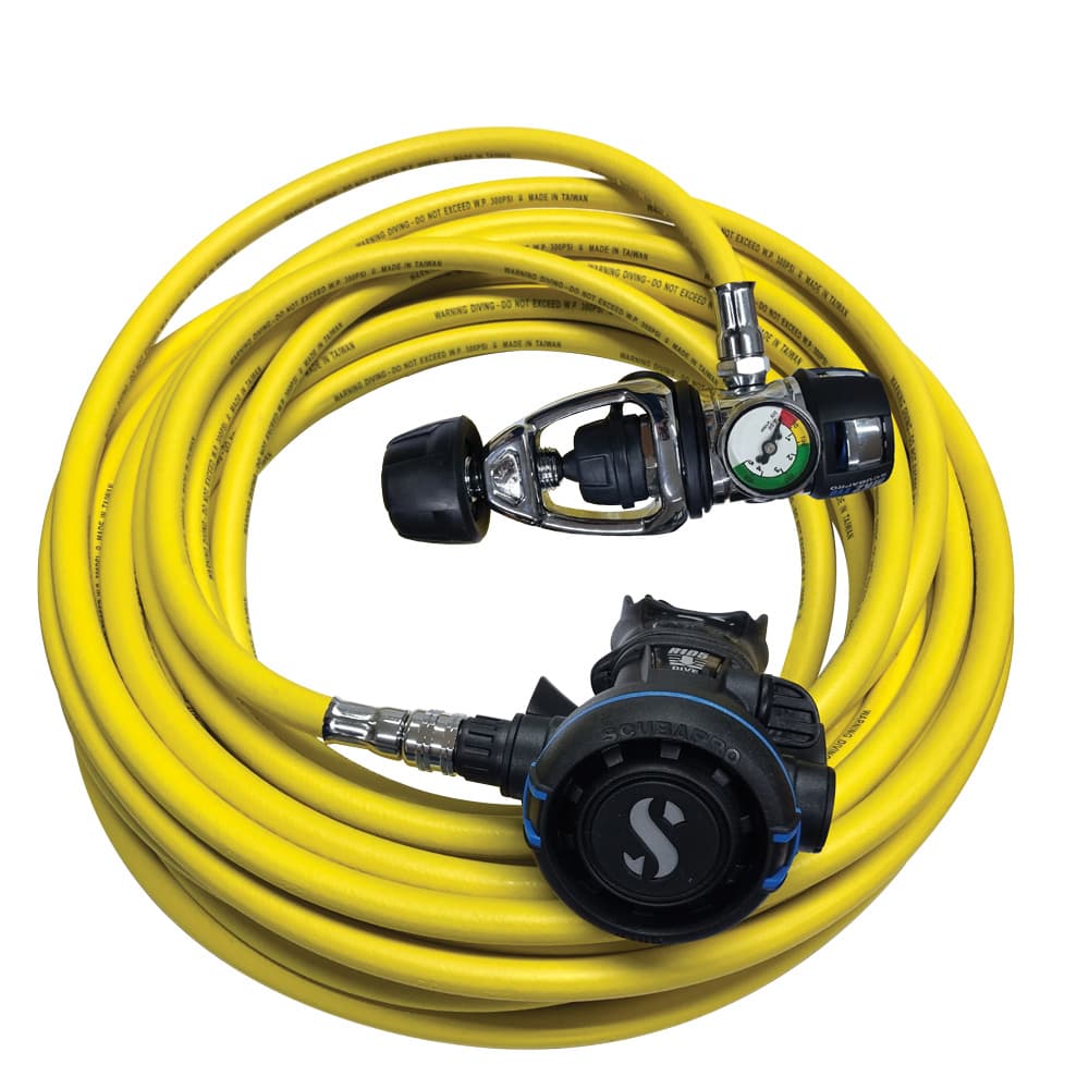 Hookah Kit with Scubapro MK2Evo R095 Regulator Set and Mini SPG