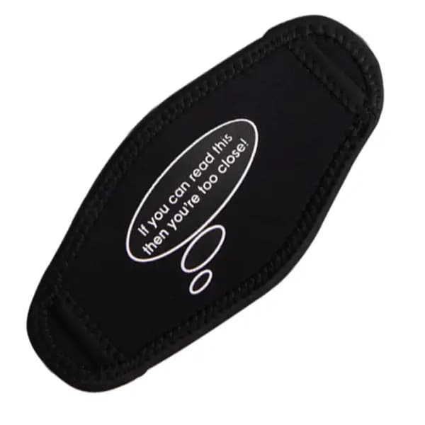 Deep Blue Mask Strap Cover w. Print