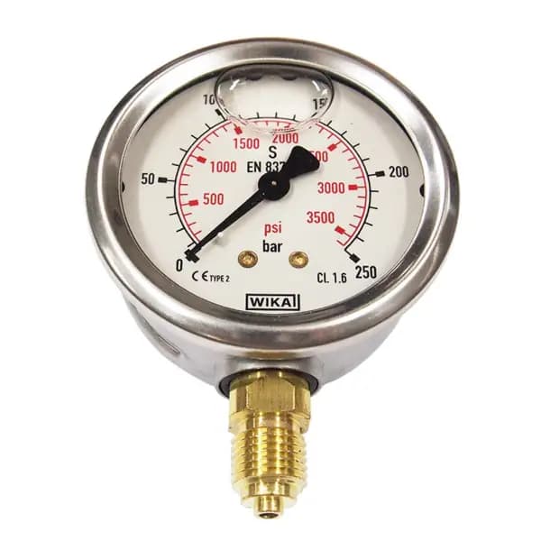 Oil Filled Pressure Gauge Stainless