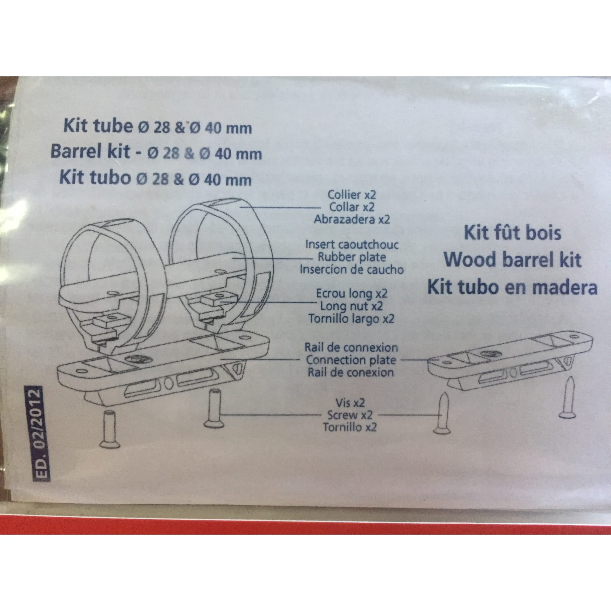 Reel Adapter Kit for round Tube and wooden Barrel 2