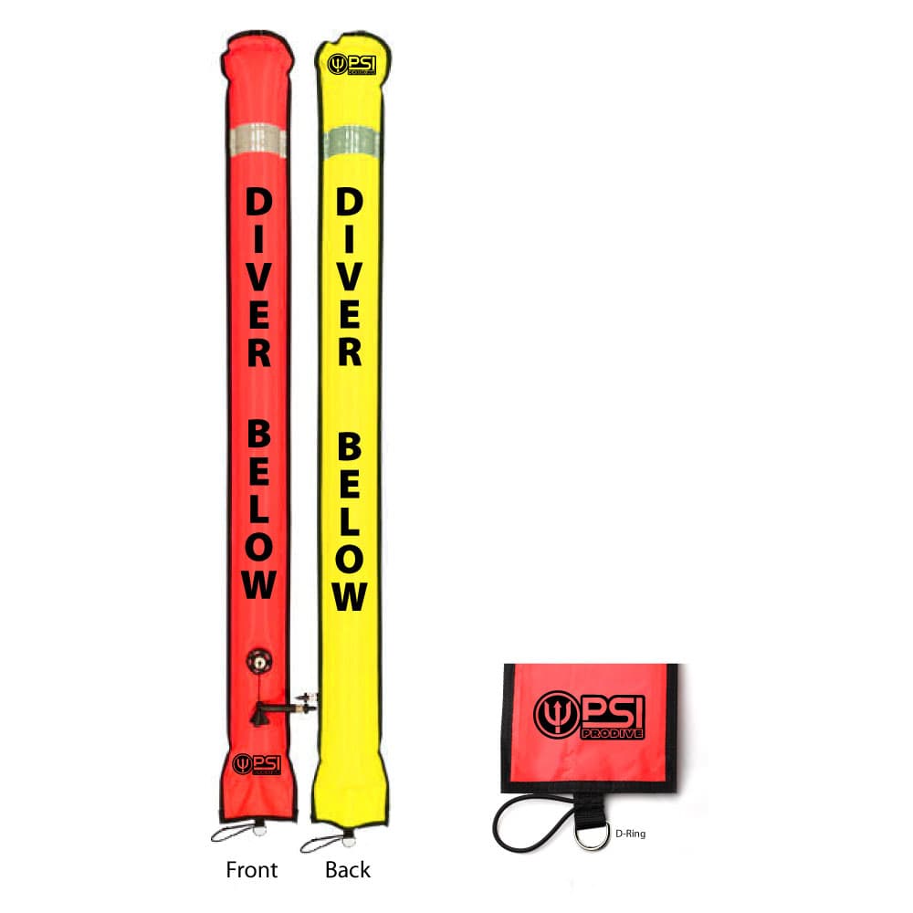 PSI Marker Buoy with Valve & Oral Inflator