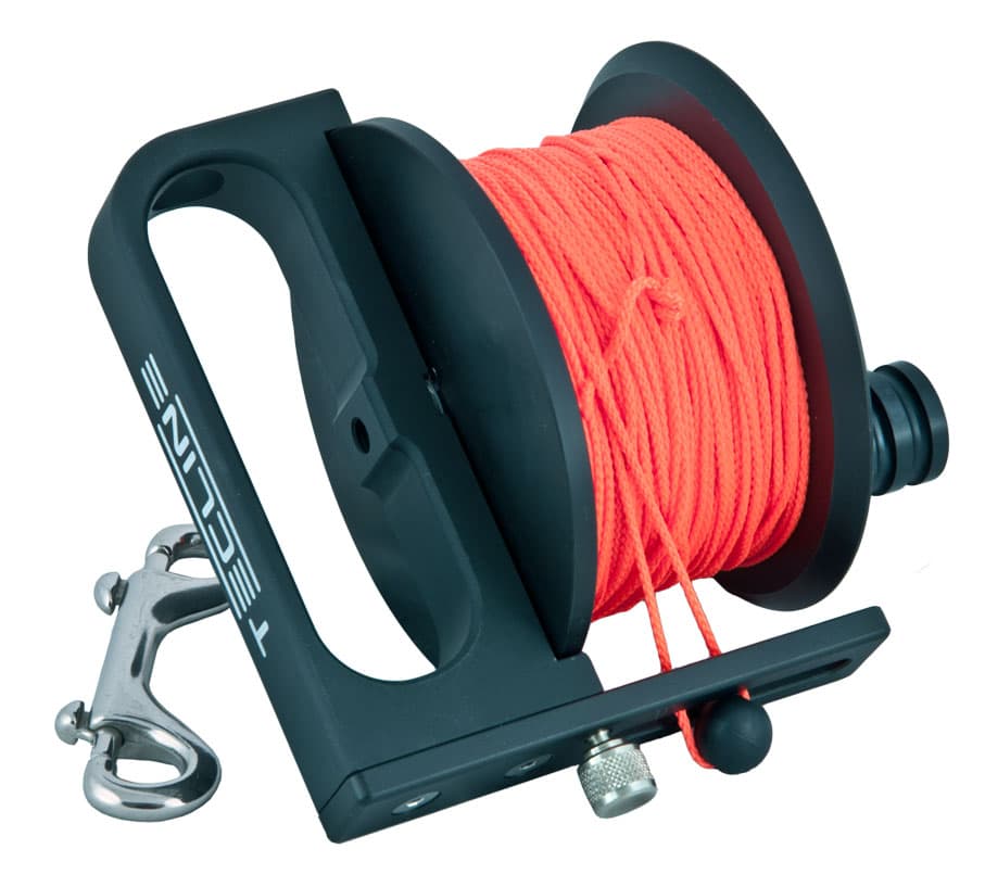 Tecline Reel Explorer Cave 380ft/115m – Delrin Wheel