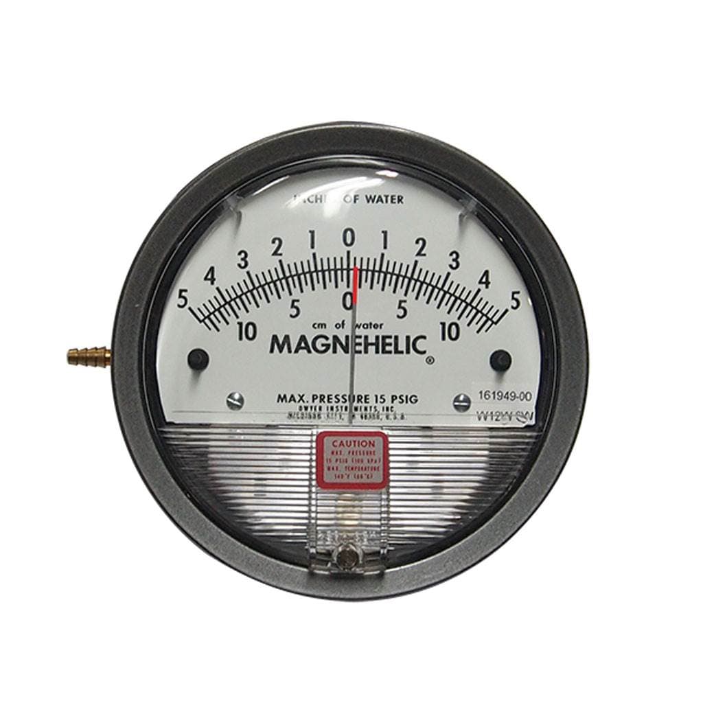Deep Blue Magnehelic Gauge 5-0-5″ WC