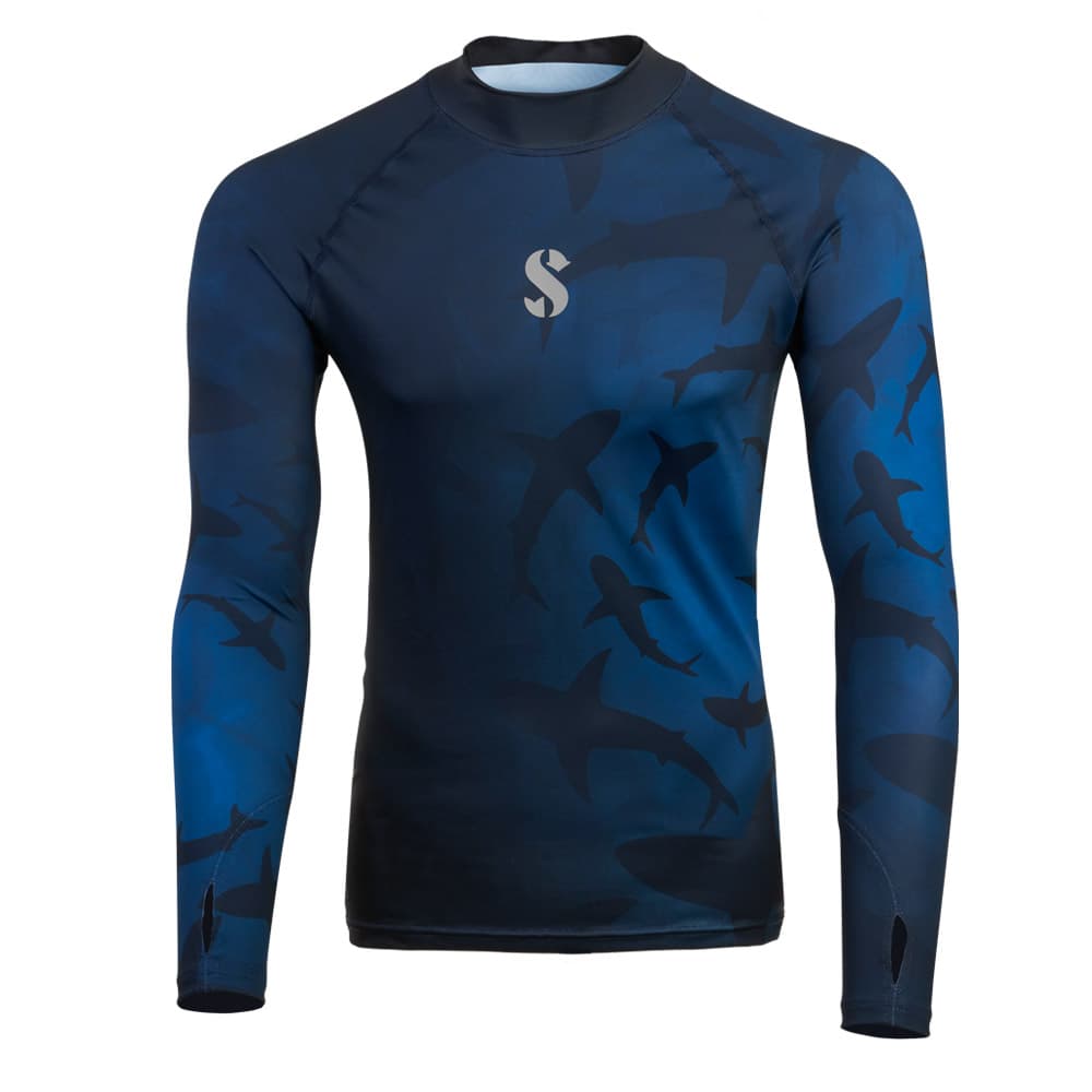 Scubapro Shark T-Flex Long Sleeve Rash Guard UPF 50 – Men