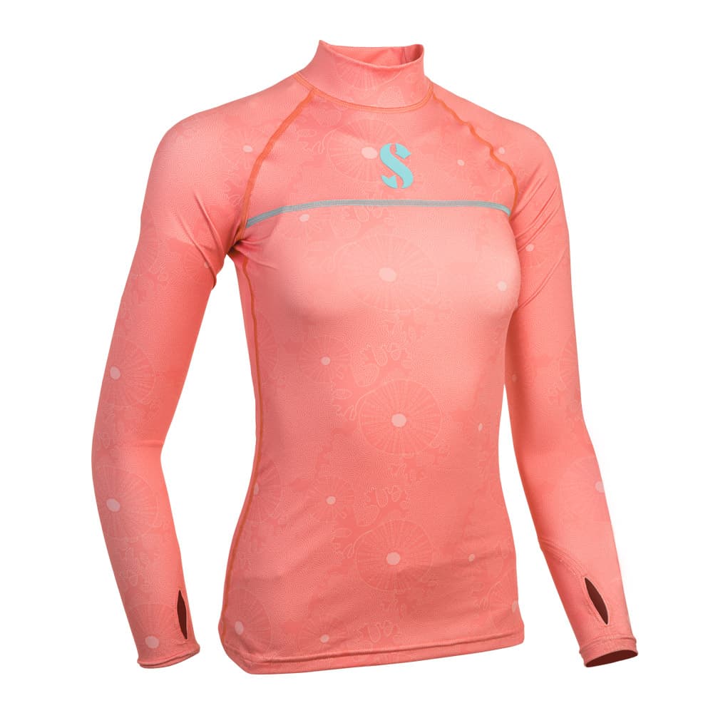 Scubapro Coral T-Flex Long Sleeve Rash Guard UPF 50 – Lady