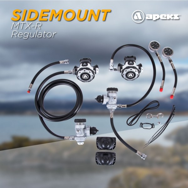 Apeks Sidemount MTX-R Regulator Set