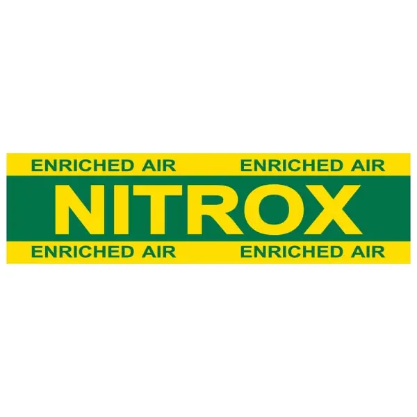 Deep Blue Tank Nitrox Sticker