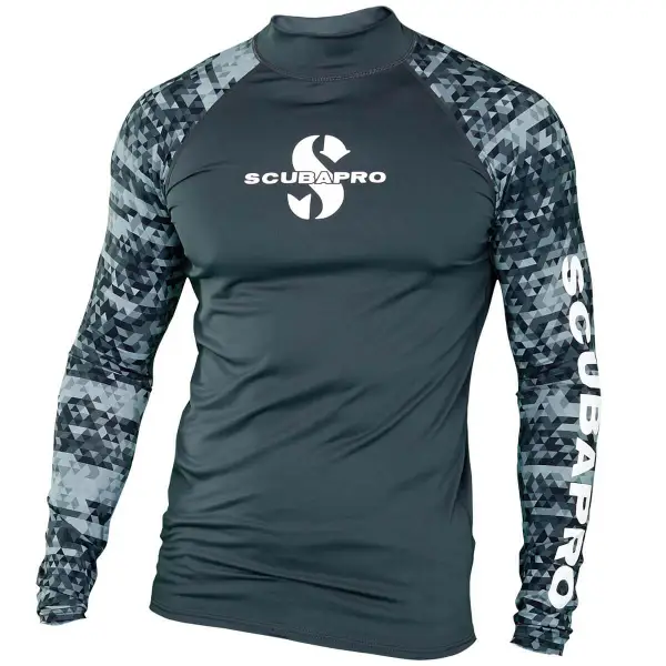 Scubapro Graphite Rash Guard UPF 50 – Men