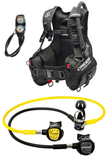 CRESSI START PRO BCD COMPLETE SET