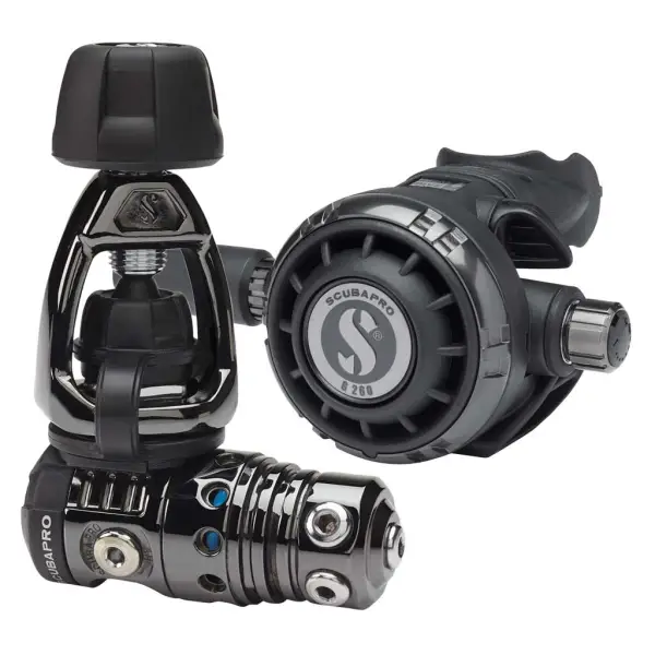 Scubapro MK25 Evo Black Tech / G260 Black Tech Regulator Set
