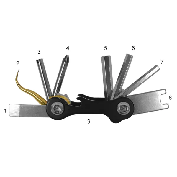 Saekodive Multi Tools Stainless Steel 9 Tools