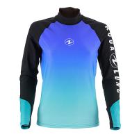 Aqualung Frozen Blue Rash Guard Lady