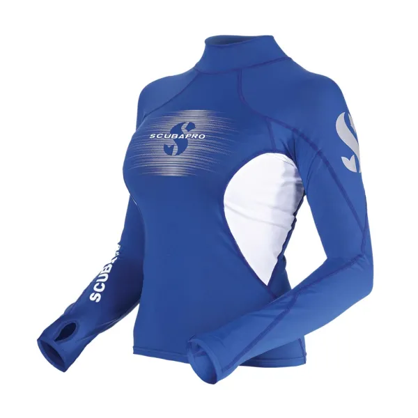 Scubapro T-Flex Long Sleeve Lady Blue/White