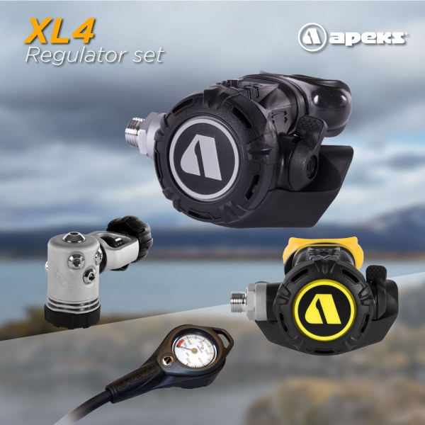 Apeks XL4+ Regulator Set